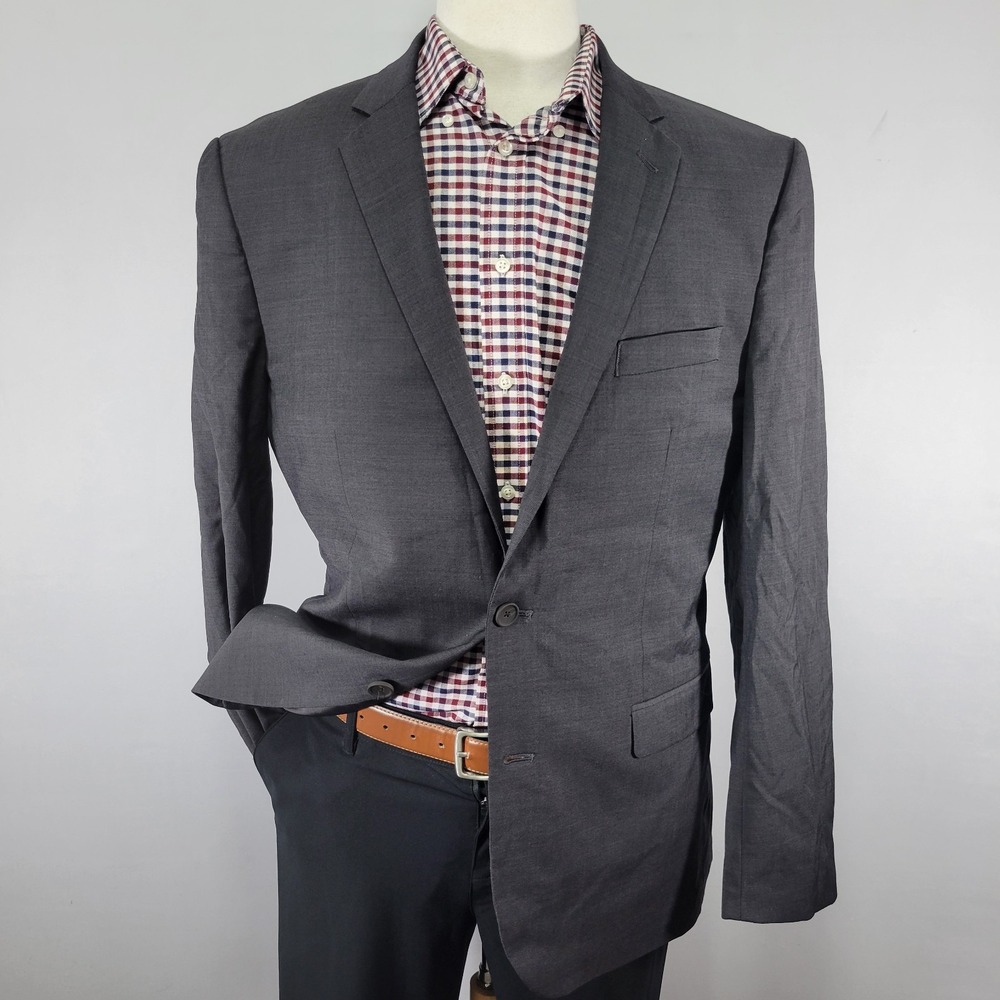 Kenneth Cole Awearness Men's Sport Coat Blazer Two Button Extreme SLIM 44L